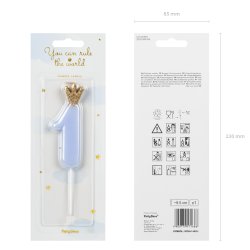 Kagelys - 1 r - Lysebl