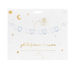 Banner - Foto guirlande - Lysebl