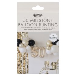 50 rs fdselsdag - Ballonst - 26 balloner