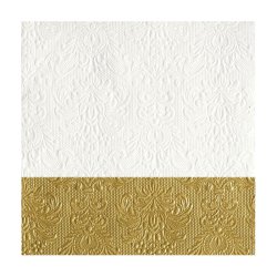 Servietter -  Ambiente Elegance Dip Guld - 33x33 cm