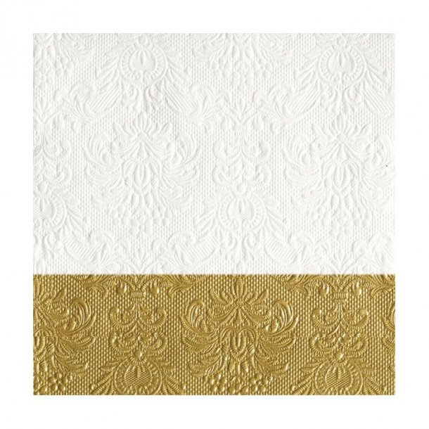 Servietter -  Ambiente Elegance Dip Guld - 33x33 cm