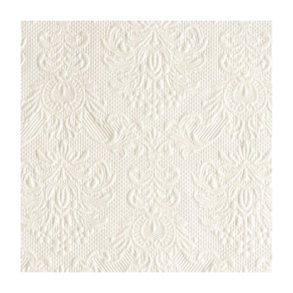 Servietter -  Ambiente Elegance Pearl Hvid - 40x40 cm