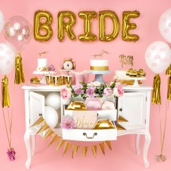 Folieballon - Bogstav B - 35 cm - Guld