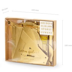 Banner - LAV DIT EGET - Guld