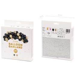 Ballonbue - Sort og guld