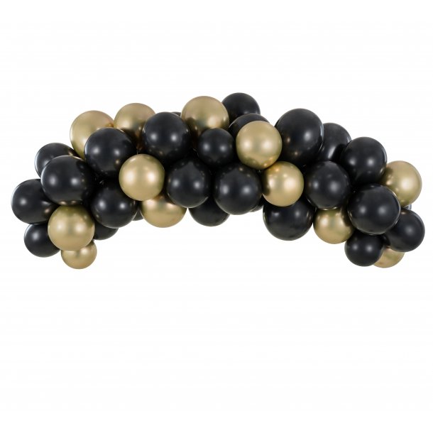 Ballonbue - Sort og guld