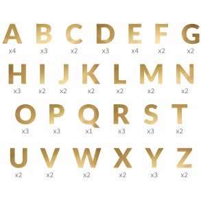 Banner - LAV DIT EGET - Guld