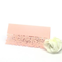 Bordkort - Lyserd - 10 stk.