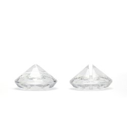 Bordkortholder - Klar diamant - 4 stk.