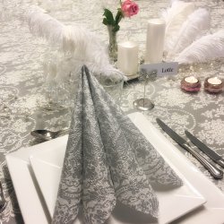 Bordkortholder/ Menukortholder - Sljfe med krystaller