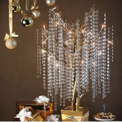 Krystal guirlande - 1 meter - =1,8 cm