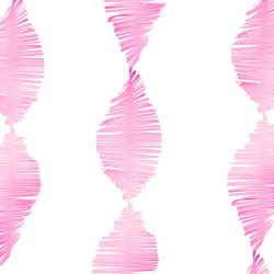 Crepebnd med frynser - Pink