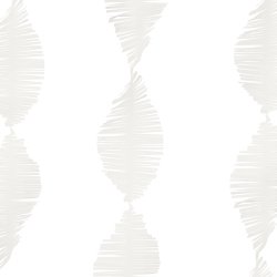 Crepebnd med frynser - Hvid 