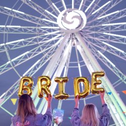 Folieballon - Bogstav D - 35 cm - Guld