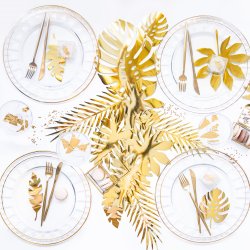 Palmeblade - Guld - 21 stk.