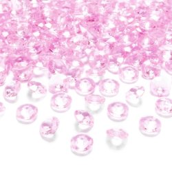 Diamant confetti - Lyserd - 1,2 cm - 100 stk.
