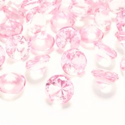  Diamant confetti - Lyserd - 2 cm - 10 stk.