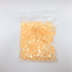 Diamant confetti - Gyldne/orange - 1,2 cm - 100 stk.