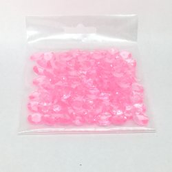 Diamant confetti - Lyserd - 1,2 cm - 100 stk.