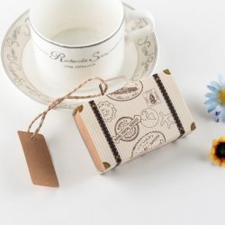 Favourbox / Bordkort - Kuffert - 5 stk.