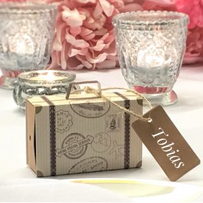 Favourbox / Bordkort - Kuffert - 5 stk.