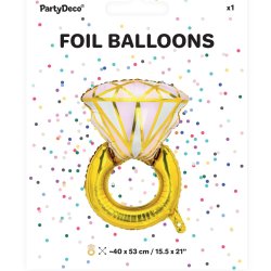 Folieballon - Diamantring