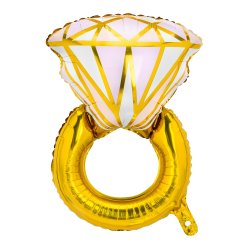 Folieballon - Diamantring