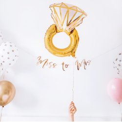 Folieballon - Diamantring