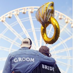 Folieballon - Diamantring