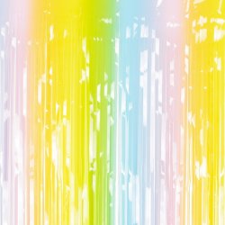 Glitter Gardin - Pastel Mix - 100 x 195 cm