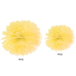 Pompon - Gul - 25 cm