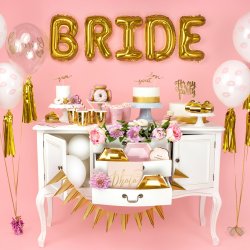 Folieballon - Bogstav I - 35 cm - Guld