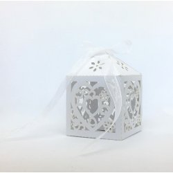 Favourbox med sljfe - Hvid - 5 stk.