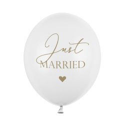 Ballon - Just Married - 6 stk.