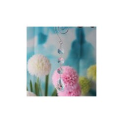 Krystal kde med vedhng - Model B - 5 stk.