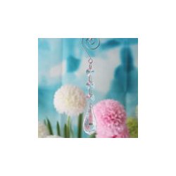 Krystal kde med vedhng - Model E - 5 stk.