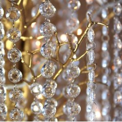 Krystal guirlande - 1 meter - =1,8 cm