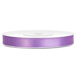Satinbnd - Lys Lilla - 6 mm