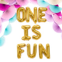 Folieballon - Bogstav N - 35 cm - Guld