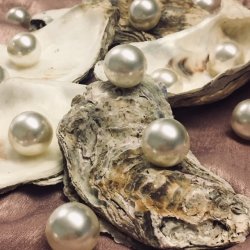 Perle uden hul - Perlemor - 1,8 cm - 30 stk.