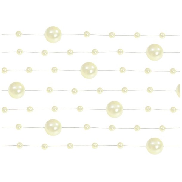 Perleguirlande - Cream