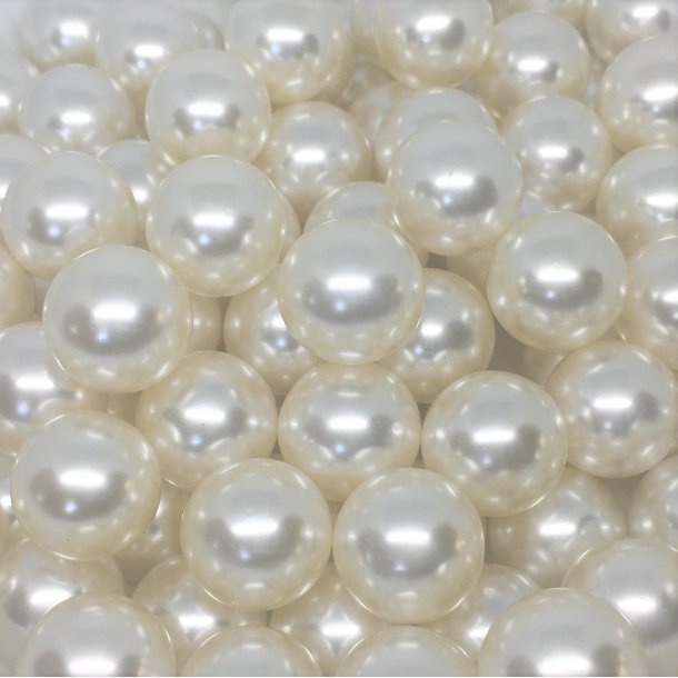Perle uden hul - Perlemor - 1,8 cm - 30 stk.