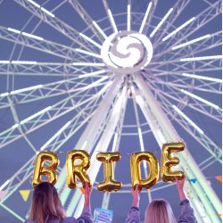 Folieballon - Bogstav R - 35 cm - Guld