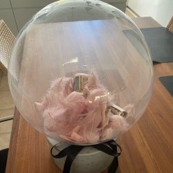 Dekorationsfjer - Rosa - 5-12 cm - 50 gram