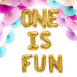 Folieballon - Bogstav S - 35 cm - Guld