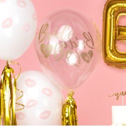 Ballon - BRIDE TO BE - Guld - 6 stk.