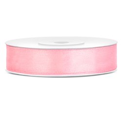 Satinbnd - Lyserd - 12 mm