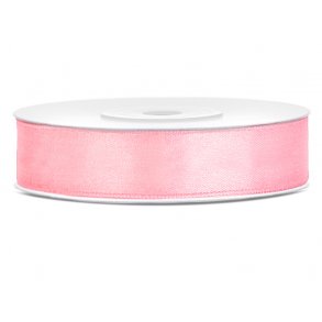 Satinbnd - Lyserd - 12 mm
