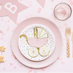 Servietter - Barnevogn - Lyserd