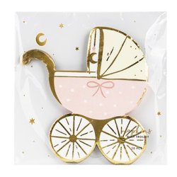 Servietter - Barnevogn - Lyserd